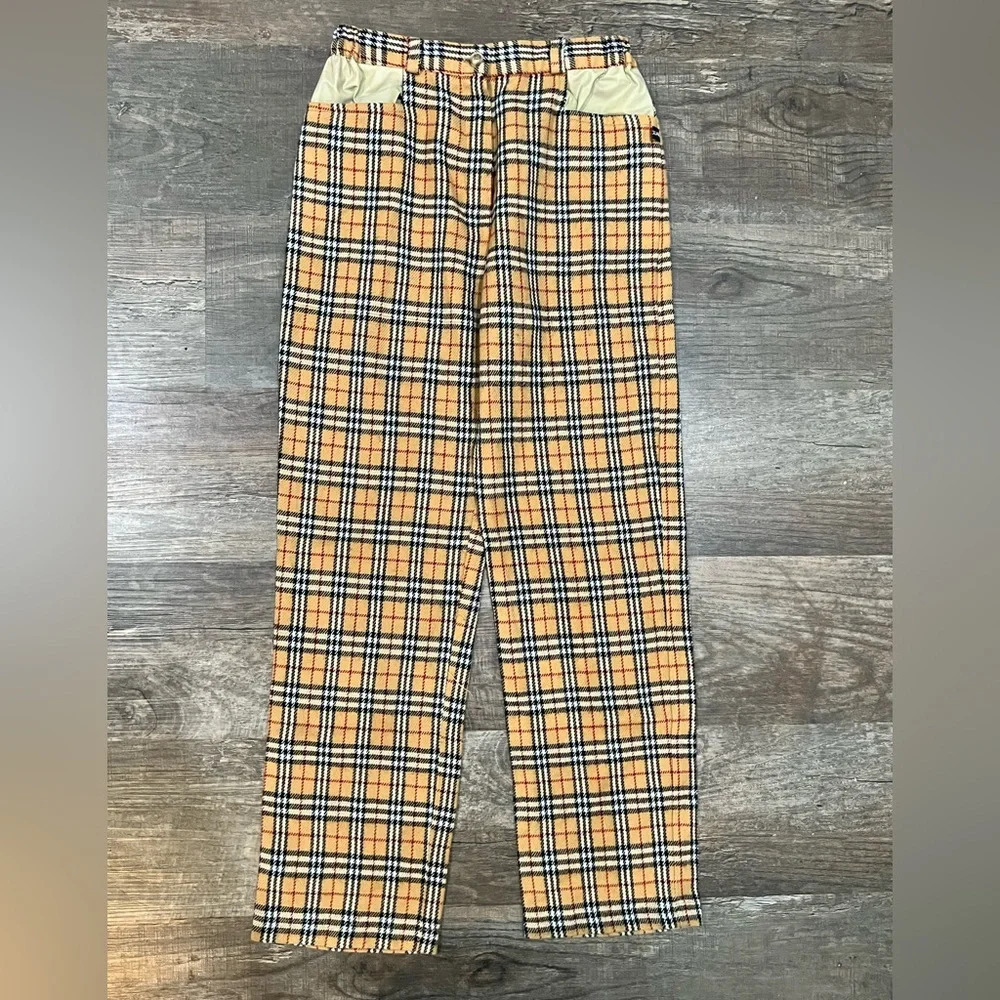 FINAL PRICE Vintage Bodyguard Polyester Plaid Pants - Picture 4 of 7